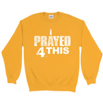 i Prayed 4 This Sweatshirts (Various Colors)